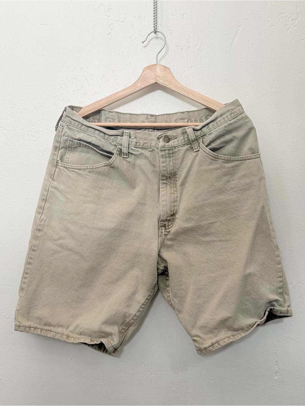 Wrangler Men's Tan Denim Shorts